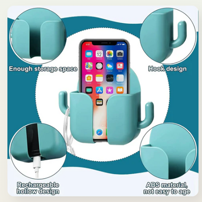 Multi-Functional Wall Phone Holder