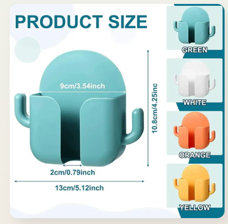 Multi-Functional Wall Phone Holder